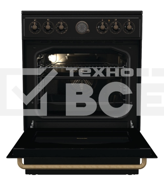 Электрическая плита Gorenje GECS6B71CLB черный стеклокерамика (без крышки)