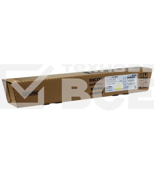 Картридж лазерный тип IM C2510H RICOH IM C2510 желтый (842562) 18K