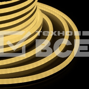 Гибкий неон NEON-NIGHT SMD (8х16 мм) односторонний теплый белый, 120 LED/м, набор 10 м (с комплектом подключения), IP65