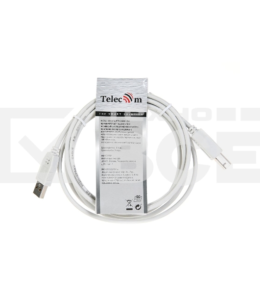 Кабель AM/BM USB2.0 1.8м TELECOM, TC6900-1.8M 