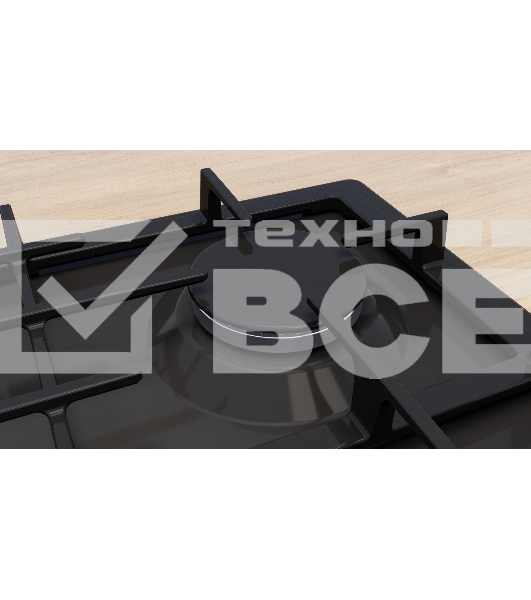 Газовая варочная панель Bosch PGP6B6K90R черный