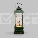 Декоративный светильник Neon-night Дед Мороз с олененком с эффектом снегопада и подсветкой, 10,5х10,5х28,5 см, питание 4хААА (не в комплекте) и USB, фото 1