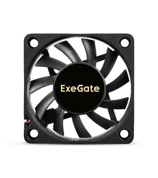 Вентилятор 12В DC ExeGate ExtraPower EP06010S2P (60x60x10 мм, Sleeve bearing (подшипник скольжения), 2pin, 3000RPM, 24dBA)