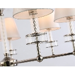 Люстра Ambrella light LH71003/7 BN/WH никель/белый E14*7 max 40W D820*1130, фото5
