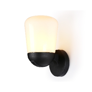Светильник Ambrella light ST2083 BK/FR черный/белый матовый IP54 E27 max 40W 260*150*185