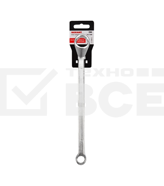Ключ накидной коленчатый Rexant 13х17 мм, хром