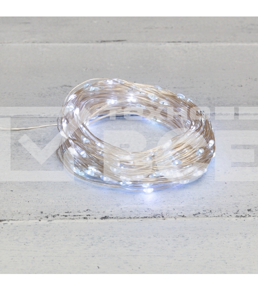 Гирлянда «Роса» с трансформатором, 20 м, 200 LED, белое свечение NEON-NIGHT