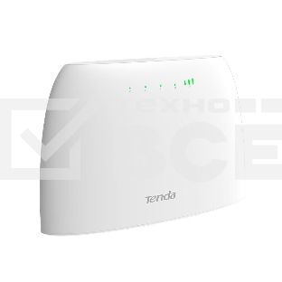 Роутер Tenda 4G03 4G LTE wiFi, 300Мбит/с, поддержка TR069, слот для SIM-карт