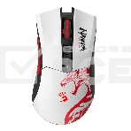 Мышь беспроводная A4Tech Bloody R90 Plus Naraka белый, 5000 dpi, радиоканал, USB, кнопки - 8, фото 1