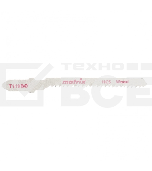 Полотна для электролобзика по дереву, 3 шт.T119BO, 50 x 2 мм, HCS, фигур. рез Matrix