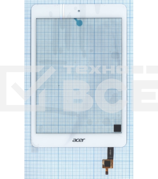 Сенсорное стекло (тачскрин) для Acer Iconia A1-830, белое