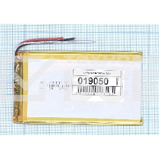 Аккумулятор Li-Pol (батарея) 2.5*60*100мм 3pin 3.7V/2500mAh