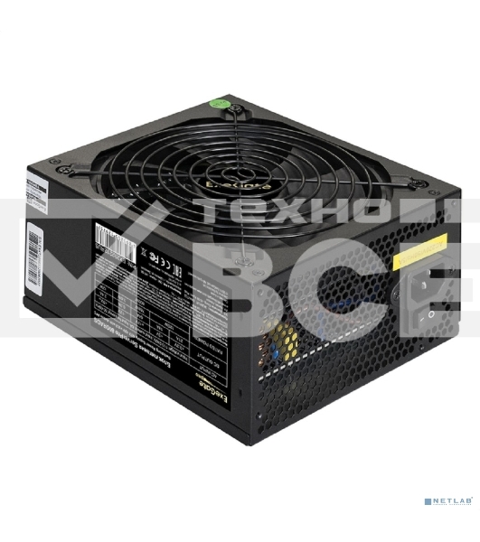 Серверный блок питания  700W ExeGate ServerPRO-700RADS (ATX, for 3U+ cases, APFC, КПД 80% (80 PLUS), 14cm fan, 24pin, 2(4+4)pin, PCIe, 5xSATA, 4xIDE, FDD, Cable Management, black)