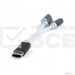 Переходник Cablexpert USB Type-C/Jack3.5 F+ Type-C F, черный, пакет (CCA-UC3.5F-02), фото3