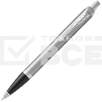 Ручка шариковая Parker IM Essential K319 (CW2143631) Brushed Metal CT M син. черн. подар.кор., фото2