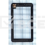 Сенсорное стекло (тачскрин) для Irbis TZ716 черное с рамкой, фото 1