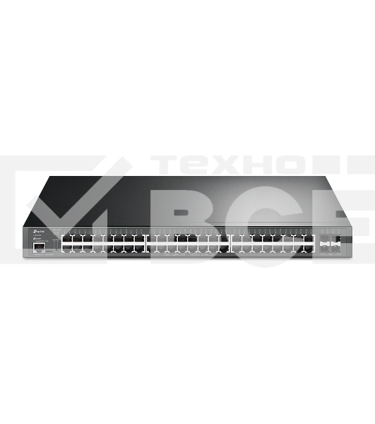Коммутатор TP-Link TL-SG3452XP 48G 4SFP+ 48PoE+ 500W управляемый