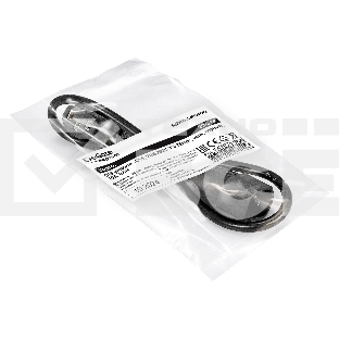Кабель питания ExeGate Power EC-0,5P (C13 угловой->C14, VDE-250V-3*0.75mm2, медь, черный, 10A, 0.5м)