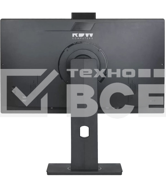 Монитор 23.8' RDW Computers RDW2402K IPS 1920x1080, 75 Гц, 5 мс, 16:9, 300 кд/м², 1xHDMI, 1xDP, 1xVGA, 2x3 Вт, веб-камера, черный