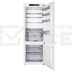 Встраиваемый холодильник Maunfeld MBF19369NFWGR LUX Inverter белый двухкамерный 257/84л морозилка снизу, фото13