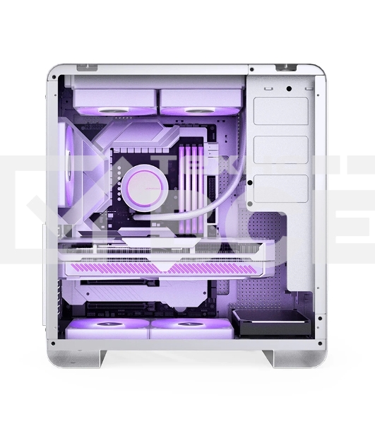 Корпус без блока питания Case JONSBO U4 PRO MESH, Midi-Tower, no fan, 1xUSB-A 3.2 + 1xUSB-C 3.2, ATX, mATX, mITX White