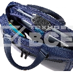 Деловая сумка Piquadro Orion CA6623S136/BLU с отделением для ноутбука синий ткань/натур.кожа, фото 1