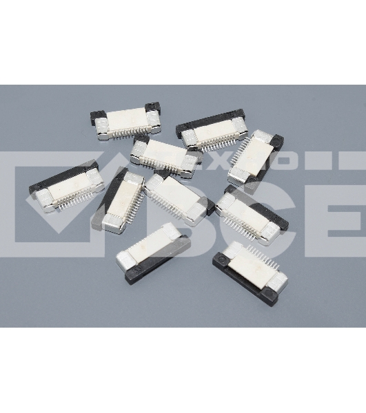 Разъем FPC Half Coverage Bottom Contact 0.5K-BX-12PWB 12 pin высота 2мм шаг 0,5мм 10 шт