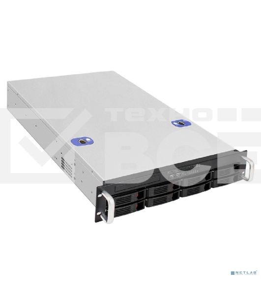 Серверная платформа ExeGate Pro 2U660-HS08 (RM 19', высота 2U, глубина 660, Redundant БП 2x550W, 8xHotSwap, USB)
