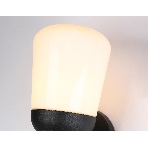 Светильник Ambrella light ST2083 BK/FR черный/белый матовый IP54 E27 max 40W 260*150*185, фото5