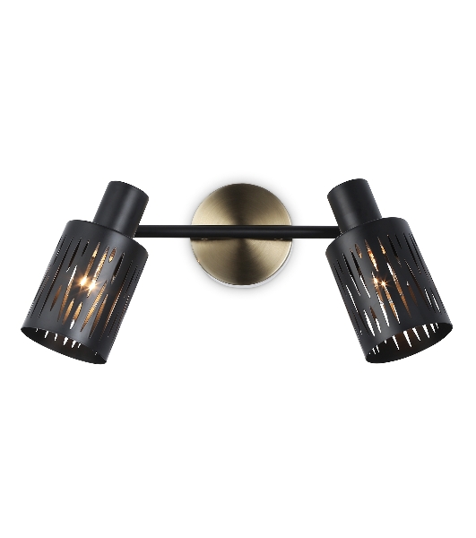 Светильник Ambrella light TR8668/2 BK/SB чёрный/бронза E14/2 max 60W 360*100*190
