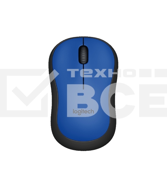 Мышь беспроводная Logitech M220 SILENT синий, 1000 dpi, радиоканал, USB, кнопки - 3