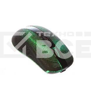 Мышь беспроводная Qumo Comfort M18 черный, 2400 dpi, радиоканал, USB, кнопки - 6