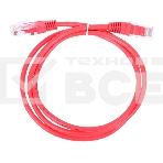 Кабель Патч-корд Lanmaster UTP TWT-45-45-0.5-RD вилка RJ-45-вилка RJ-45 кат.5е 0.5м красный ПВХ (уп.:1шт), фото3