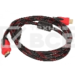 Кабель соединительный аудио-видео HDMI (m)/HDMI (m) 3м. феррит.кольца Позолоченные контакты черный (NO NAME), фото5