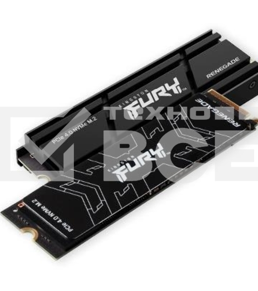 Накопитель SSD Kingston Fury Renegade, 2Tb, PCIe 4.0 x4, M.2 2280, NVMe, R/W 7300/7000
