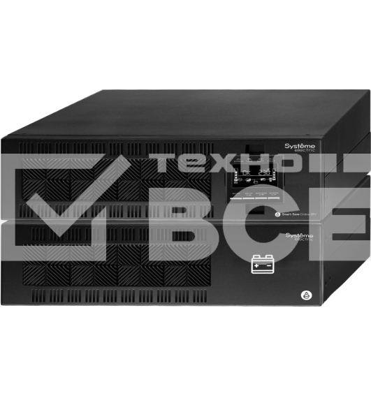 Источник бесперебойного питания Systeme Electriс Smart-Save Online SRV, 10000VA/9000W, On-Line, Extended-run, Rack 6U(Tower convertible), LCD, Out: Hardwire, SNMP Intelligent Slot, USB, RS-232
