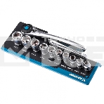 Набор торцевых головок Gross трещотка 120 зубьев, 3/8