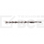 Бур по бетону, двойная спираль, Cobalt W-tip, 22x310 мм, SDS PLUS  Denzel, фото2