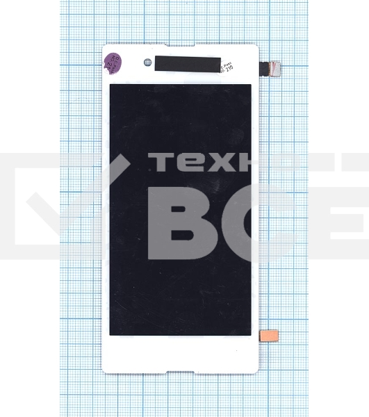 Дисплей для Sony Xperia E3 (D2202) белый
