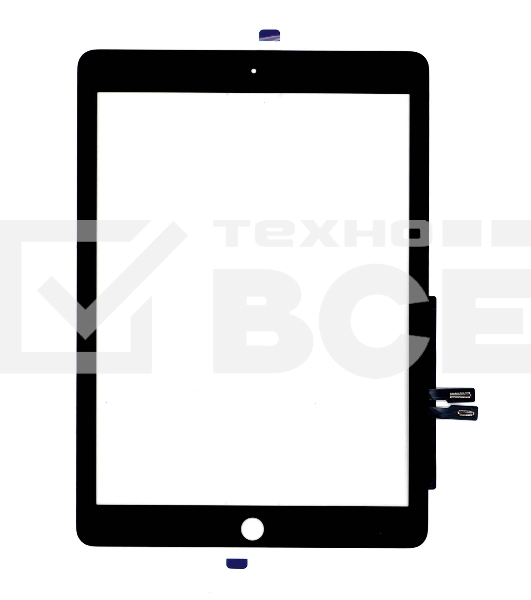 Сенсорное стекло (тачскрин) для Apple iPad 9.7 2018 (A1954 A1893)черное