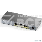 Коммутатор Zyxel GS1350-6HP, 4xGE PoE+, 1xGE PoE++ (802.3bt), 1xSFP, бюджет PoE 60 Вт, дальность передачи питания до 250 м, автоперезагрузка PoE-портов, повышенная защита от перенапряжений и электростатических р, фото8