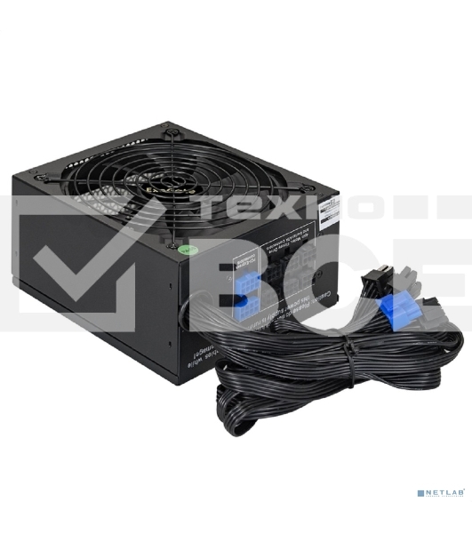 Серверный блок питания  700W ExeGate ServerPRO-700RADS (ATX, for 3U+ cases, APFC, КПД 80% (80 PLUS), 14cm fan, 24pin, 2(4+4)pin, PCIe, 5xSATA, 4xIDE, FDD, Cable Management, black)