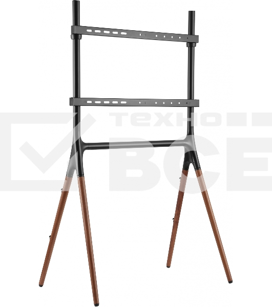 Подставка для телевизора Cactus CS-ST1247BKWN черный/орех 49