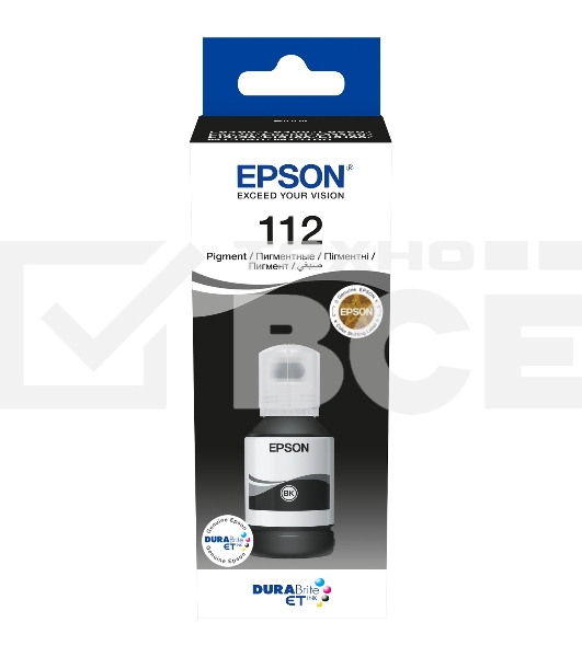 Чернила Epson C13T06C14A черный (7500стр.) для L6550/L6570/L6580/ L15150/L15160