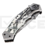 Нож складной Denzel, многоцелевой, системы Liner-Lock, с накладкой G10 на эргономичной рукоятке 79209, фото6
