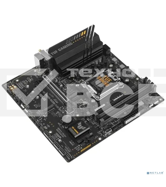 Материнская плата ASUS TUF GAMING A620M-PLUS WIFI, AM5, AMD A620, 4xDDR5, 4xSATA, 2xM.2, 1xPCIe 4.0 x16, 2xPCIe x1, 2xDP, 1xHDMI, 1x 2.5Gb LAN, 4xUSB-A 2.0, 2xUSB-A 3.2 Gen 1, 3x3.5 мм, 7.1, mATX
