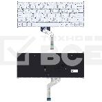 Клавиатура для ноутбука Acer Swift 5 SF514-52T серебристая с подсветкой, фото2