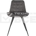 Стул для дома Бюрократ CH-K2 т. серый Holland 18 металл черный на ножках (CH-K2_1/HL18), фото2