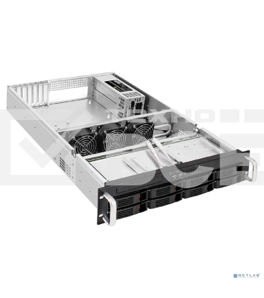 Серверная платформа ExeGate Pro 2U660-HS08 (RM 19', высота 2U, глубина 660, Redundant БП 2x550W, 8xHotSwap, USB)