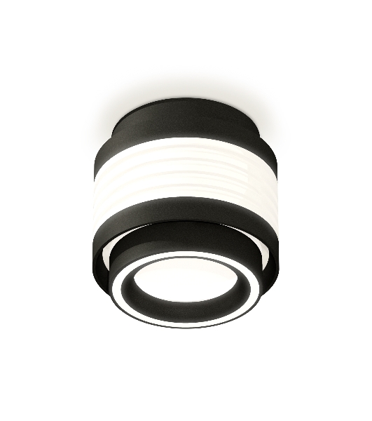 Светильник Ambrella Light XS8432002 SBK/FR черный песок/белый матовый GX53 (C8432, N8434)
